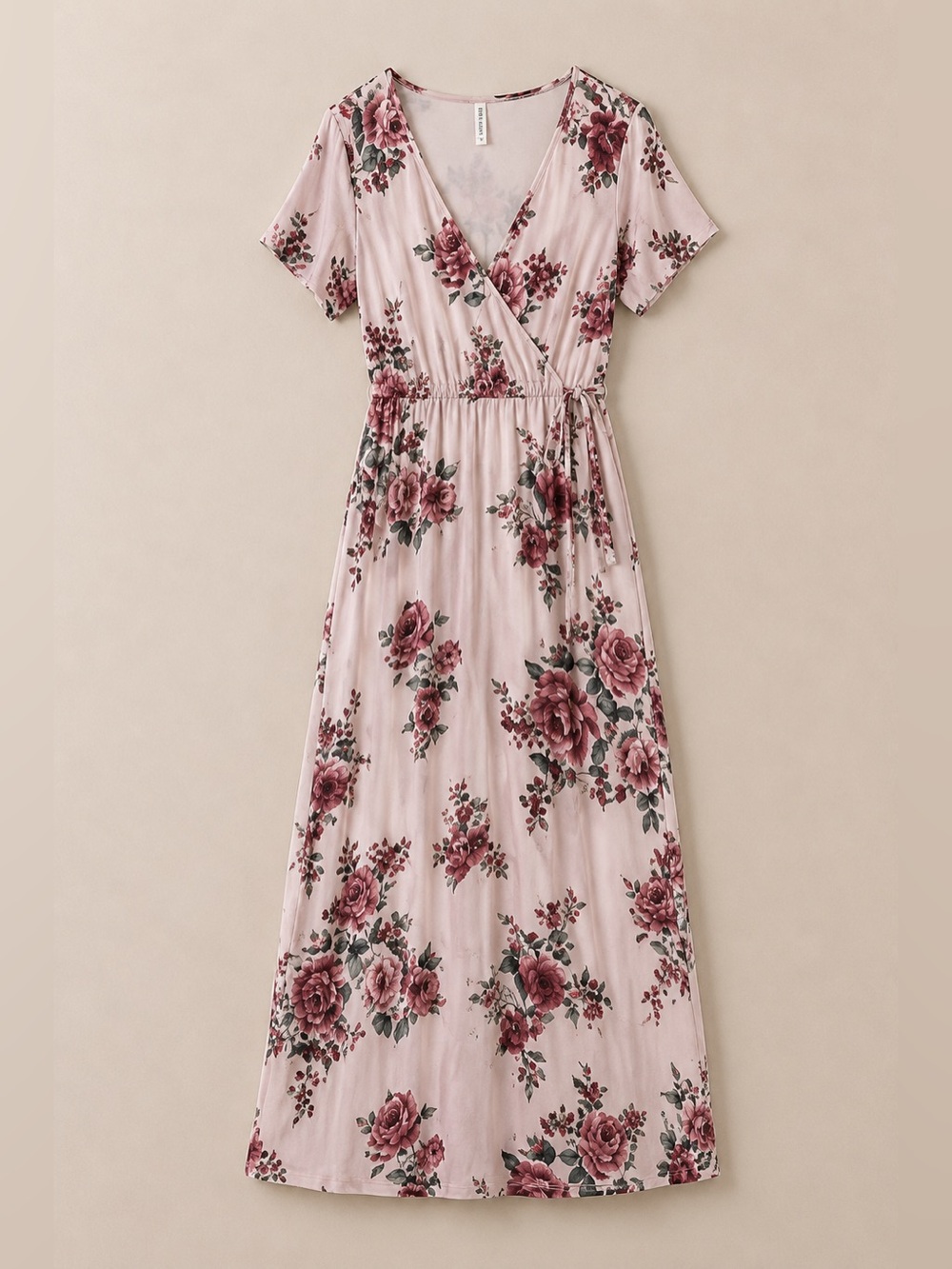 Sadie & safe maxi floral dress pink size large new with tags